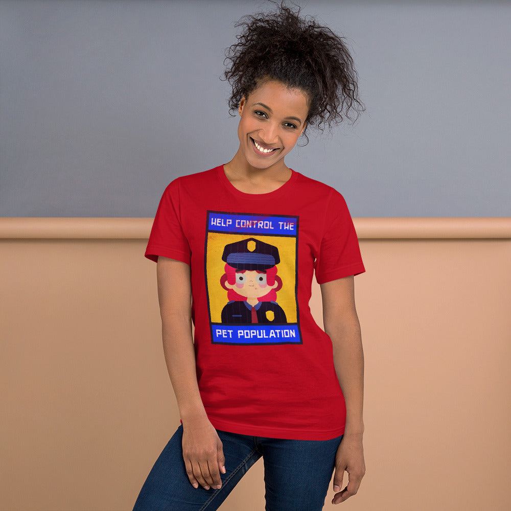 Help control the pet population Short-Sleeve Unisex T-Shirt