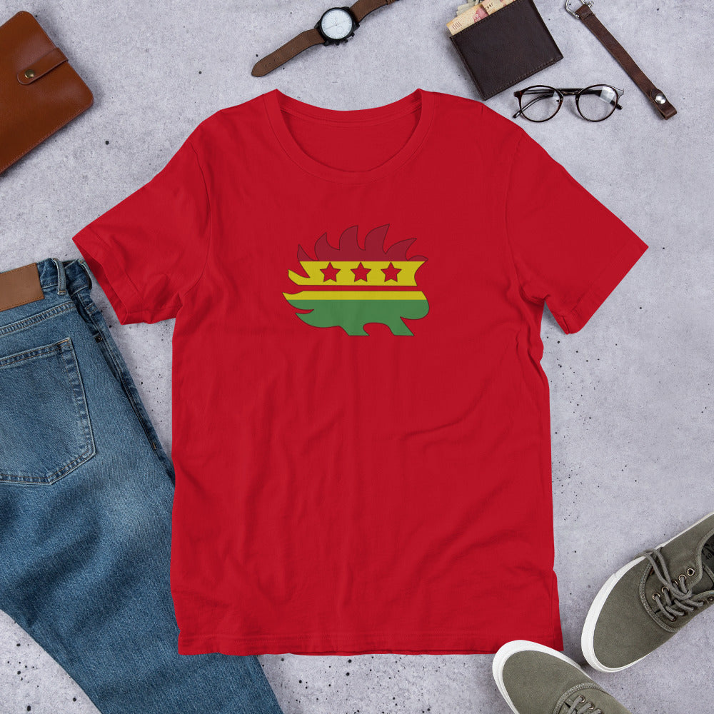 Black History Month Porcupine Short-Sleeve Unisex T-Shirt