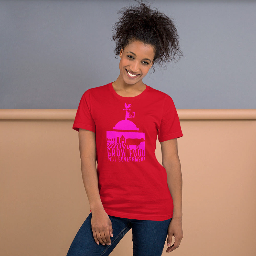 Grow Food Not Government Short-Sleeve Unisex T-Shirt