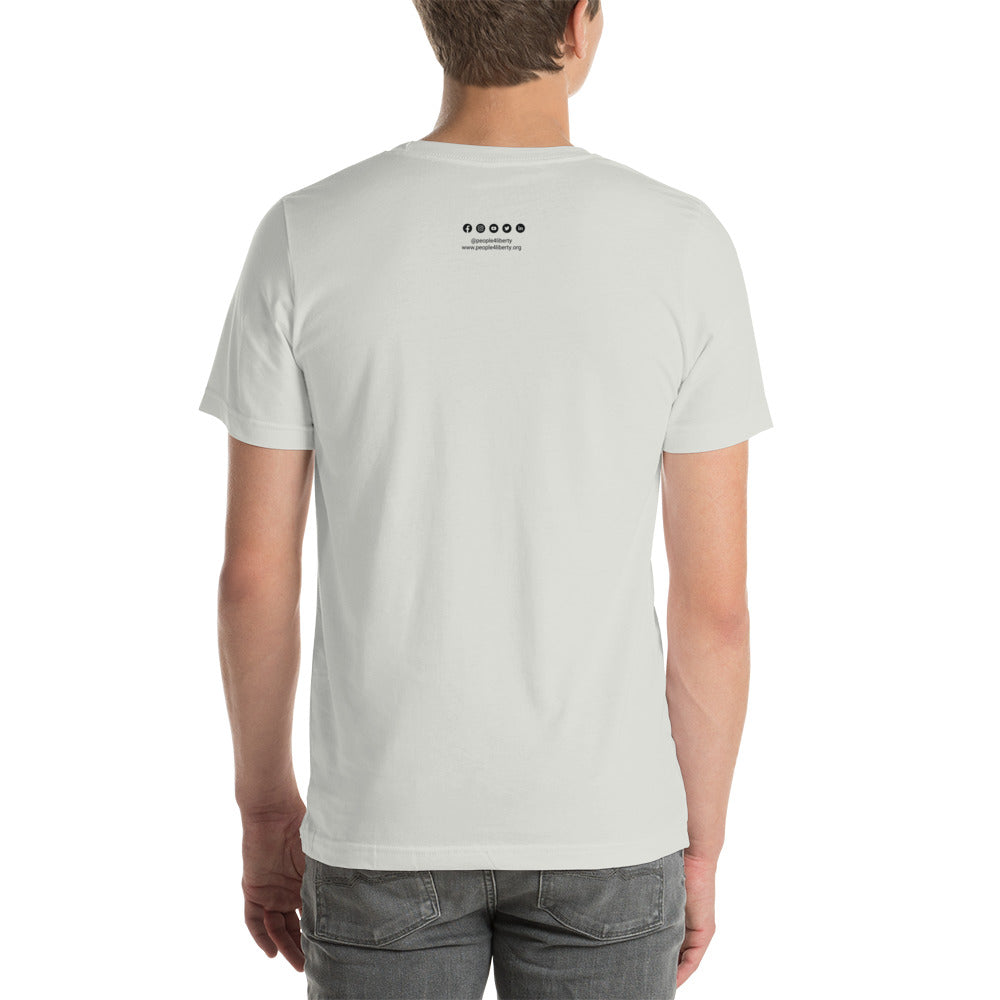 Bitcoin Statue of Liberty Short-sleeve unisex t-shirt