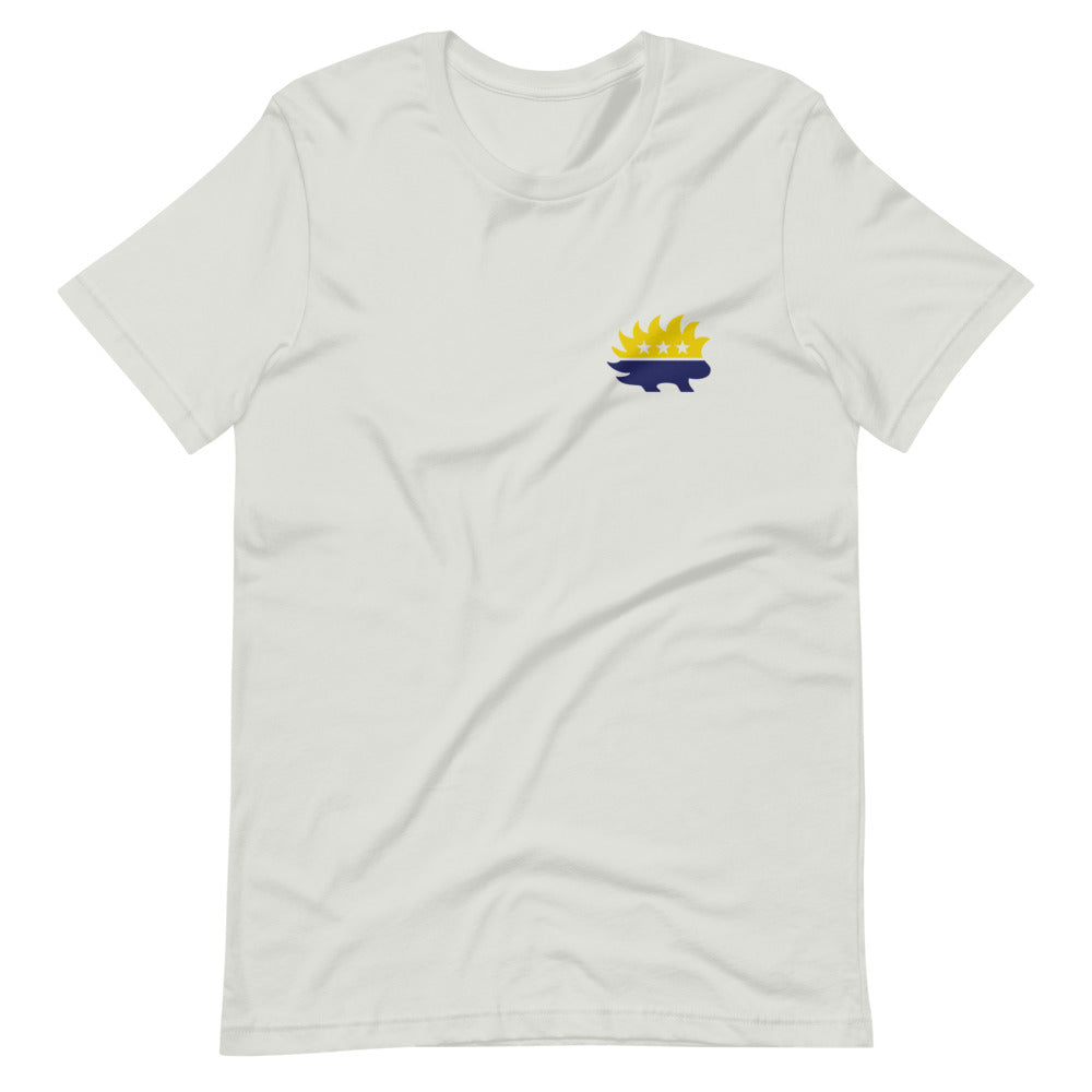 End the Monopoly - Go Gold (With Porcupine) Short-Sleeve Unisex T-Shirt