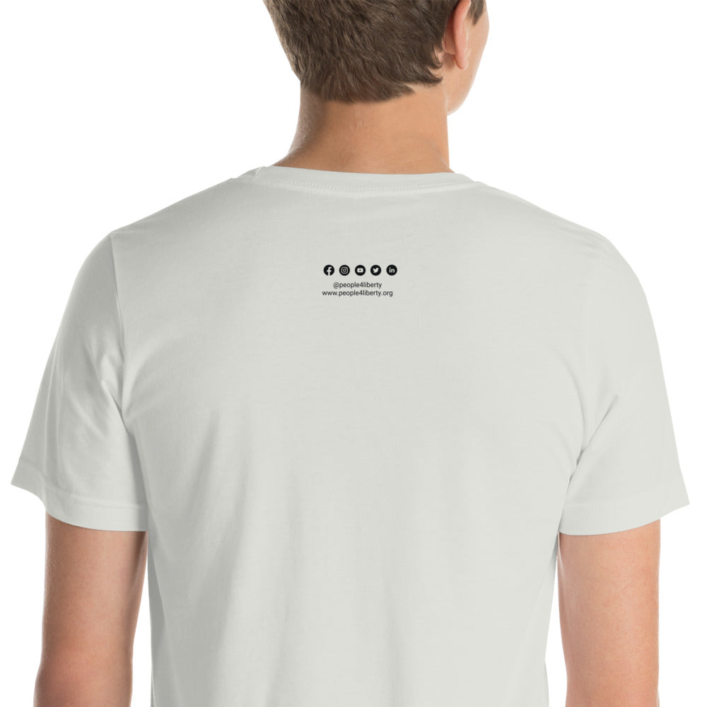 Bitcoin Statue of Liberty Short-sleeve unisex t-shirt