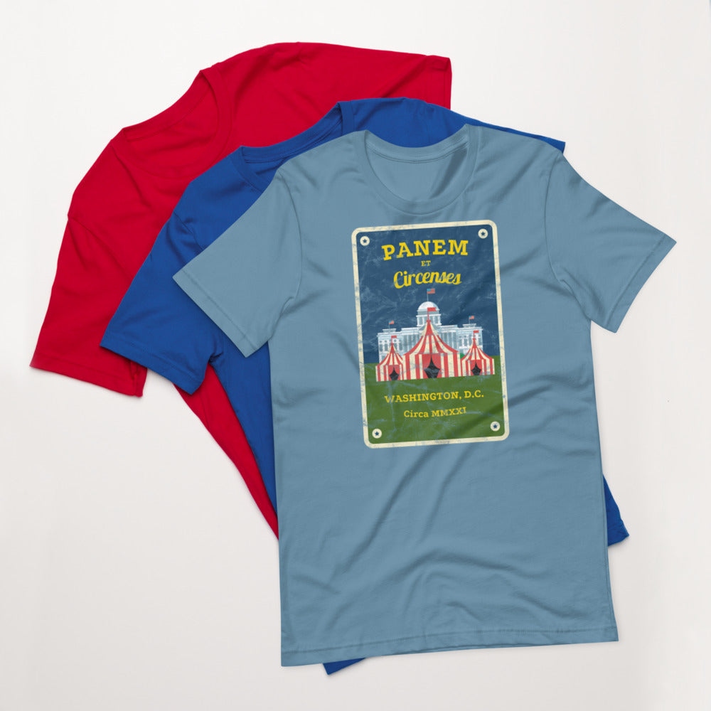Panem et Circenses (Bread and Circuses) - Distressed Short-Sleeve Unisex T-Shirt
