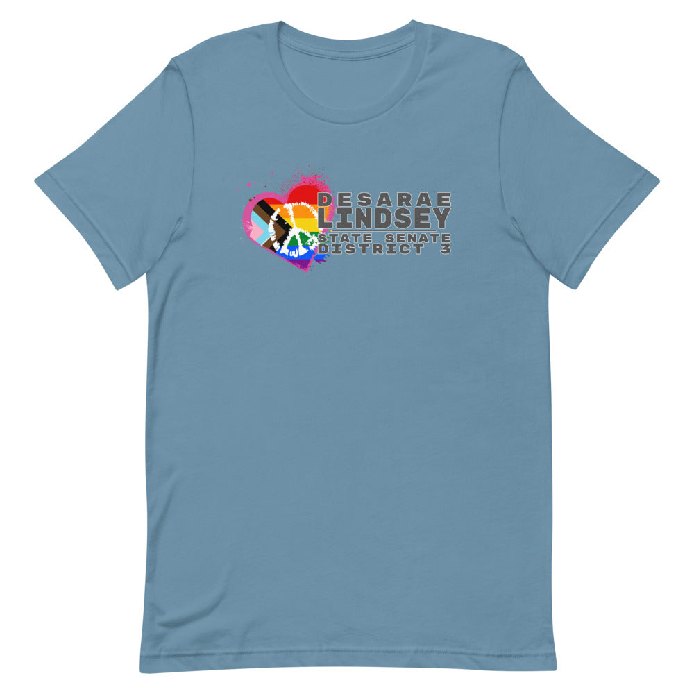 Desarae Lindsey for Texas (LGBT) Short-Sleeve Unisex T-Shirt