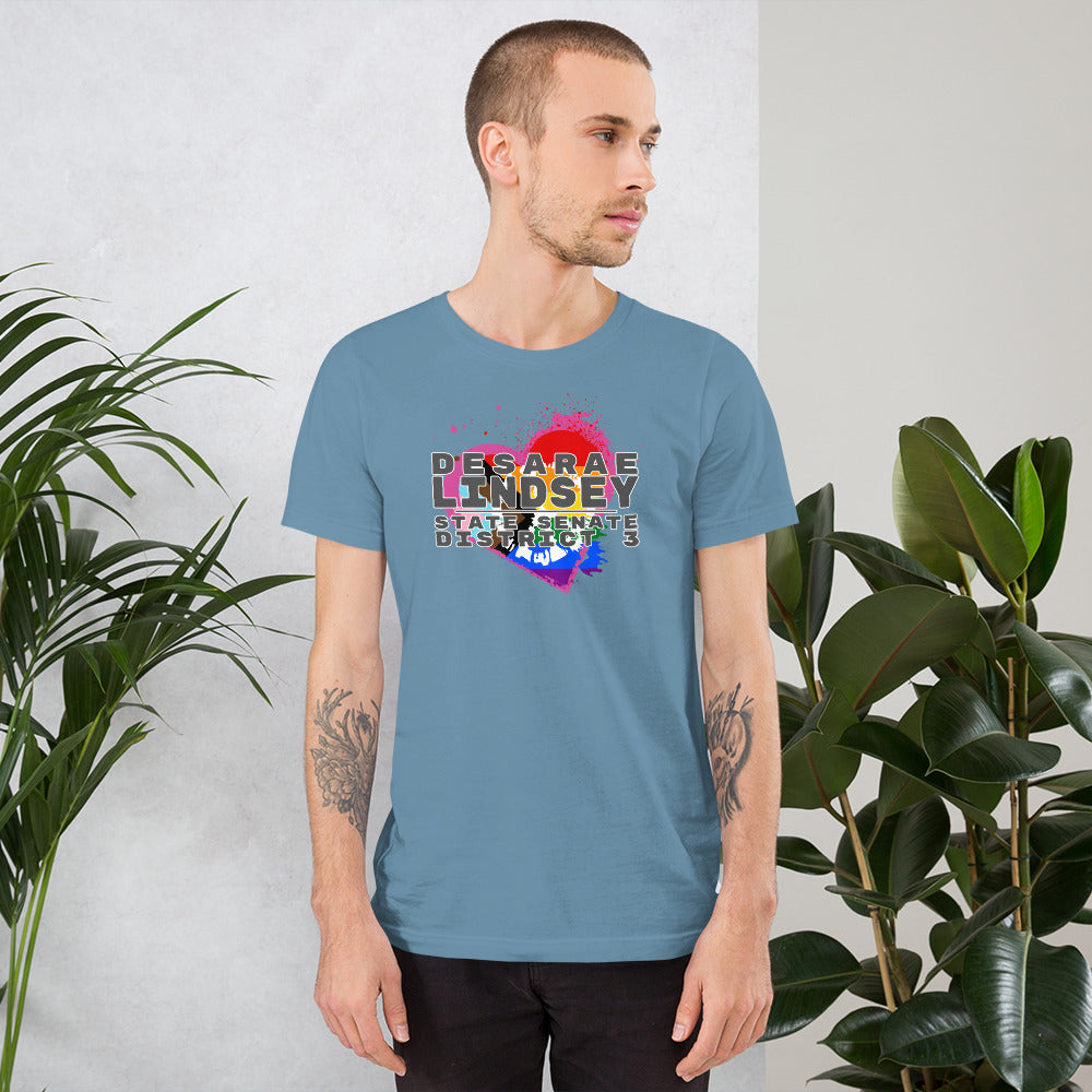 Desarae Lindsey for Texas (LGBT) Short-Sleeve Unisex T-Shirt