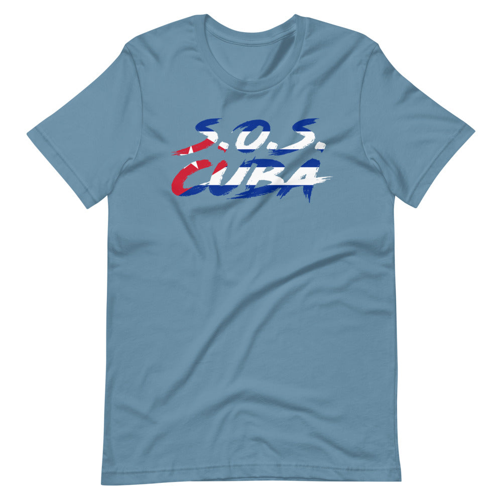 S.O.S Cuba Short-Sleeve Unisex T-Shirt