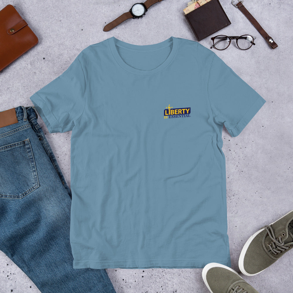 Liberty is Essential Short-Sleeve Unisex T-Shirt