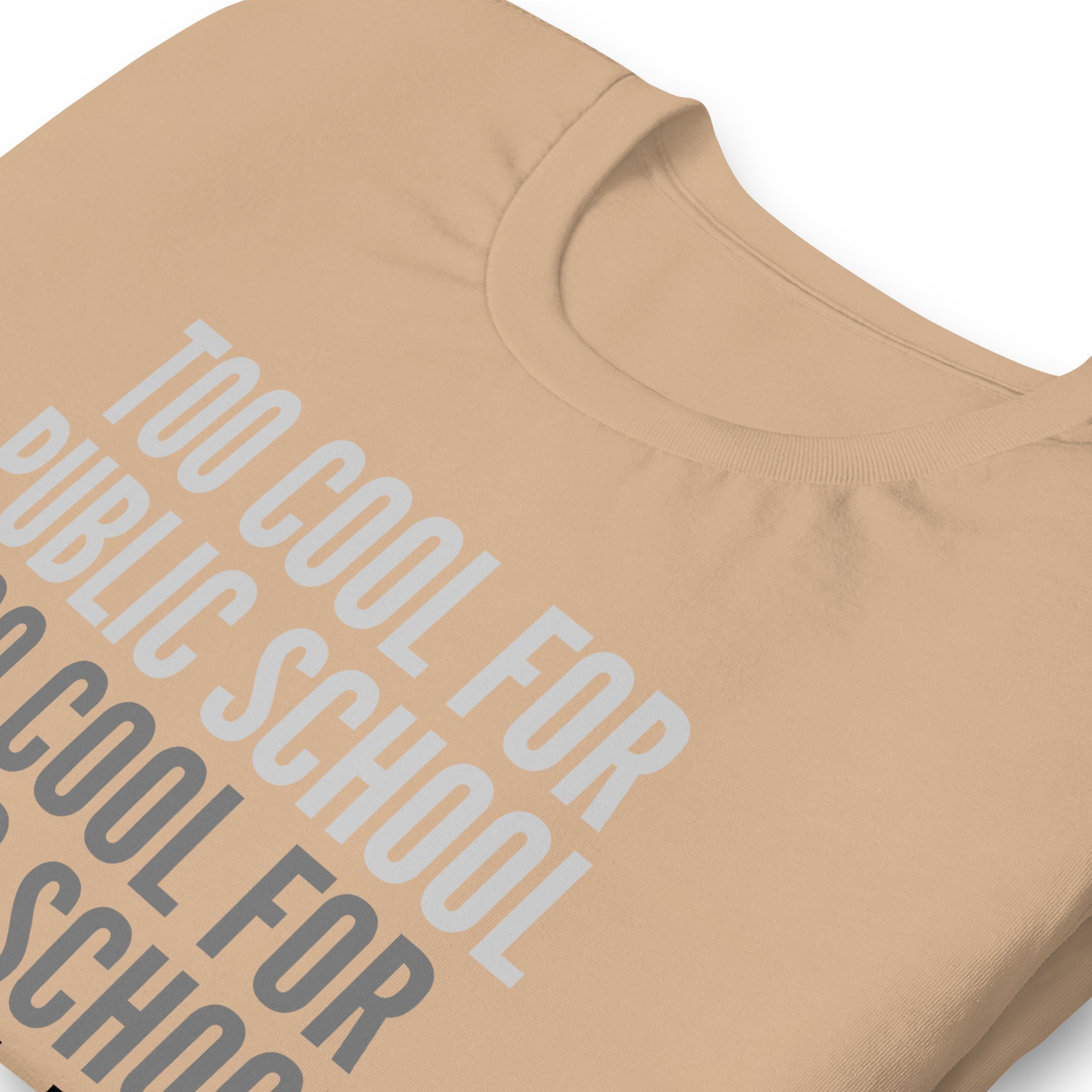 Too Cool For Public School Unisex t-shirt