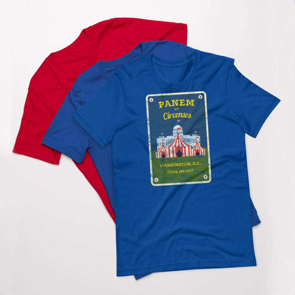 Panem et Circenses (Bread and Circuses) - Distressed Short-Sleeve Unisex T-Shirt