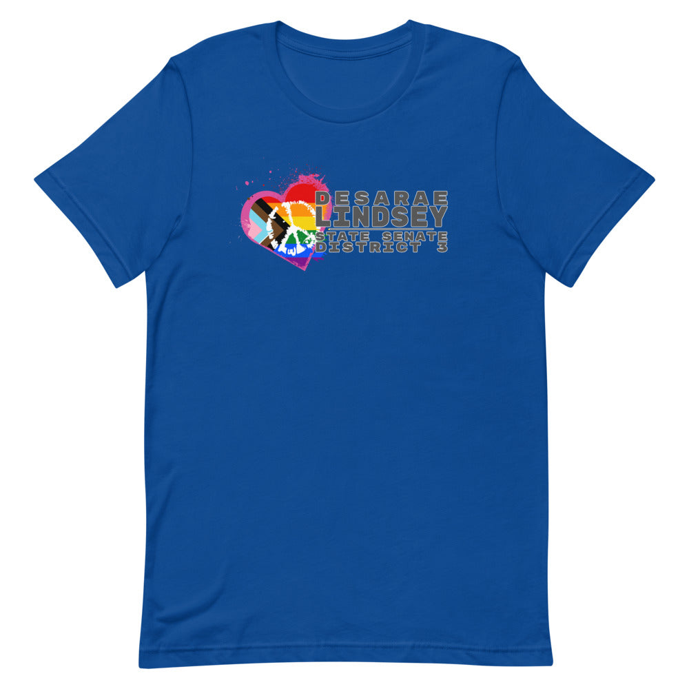 Desarae Lindsey for Texas (LGBT) Short-Sleeve Unisex T-Shirt