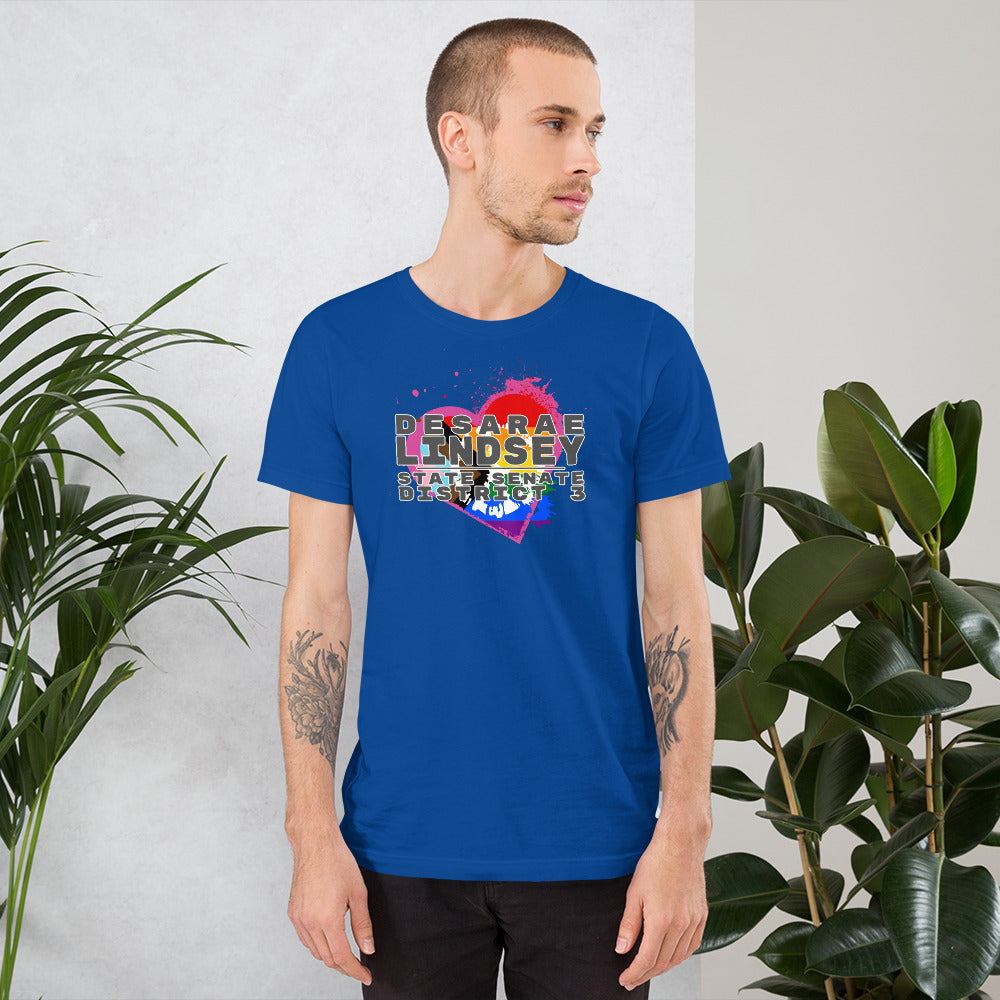 Desarae Lindsey for Texas (LGBT) Short-Sleeve Unisex T-Shirt