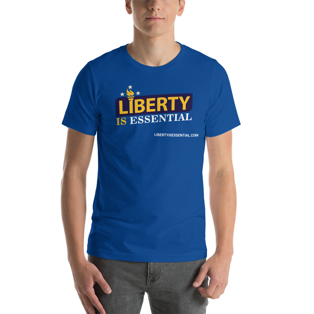 Liberty is Essential (logo) Short-Sleeve Unisex T-Shirt