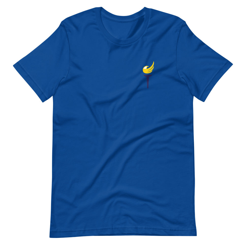 End the Monopoly - Go Gold (With Torch) Short-Sleeve Unisex T-Shirt