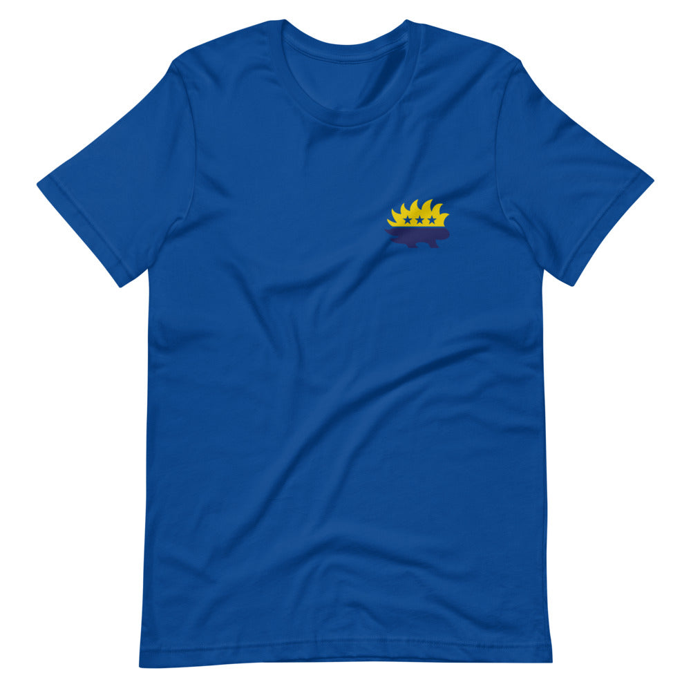 End the Monopoly - Go Gold (With Porcupine) Short-Sleeve Unisex T-Shirt