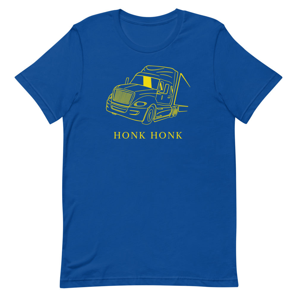 Honk Hunk Trucker Protest (Don't Tread) Short-Sleeve Unisex T-Shirt