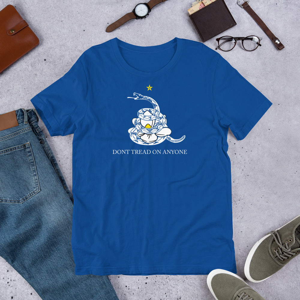 Don't Tread on Anyone Mississippi Liberty Flag Unisex t-shirt