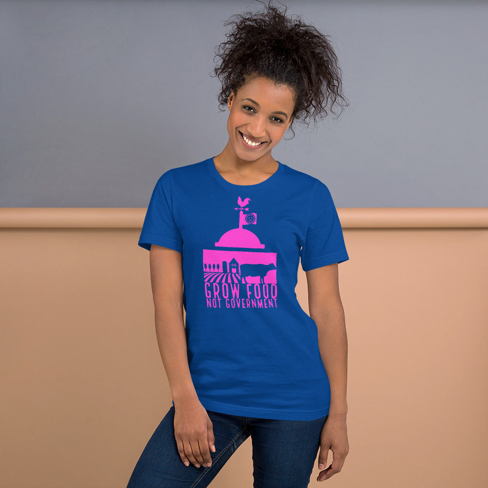 Grow Food Not Government Short-Sleeve Unisex T-Shirt
