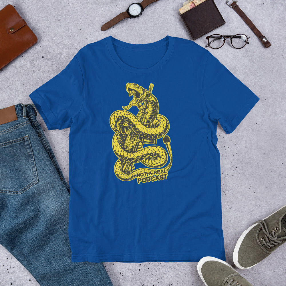 Not a Real Podcast t-shirt