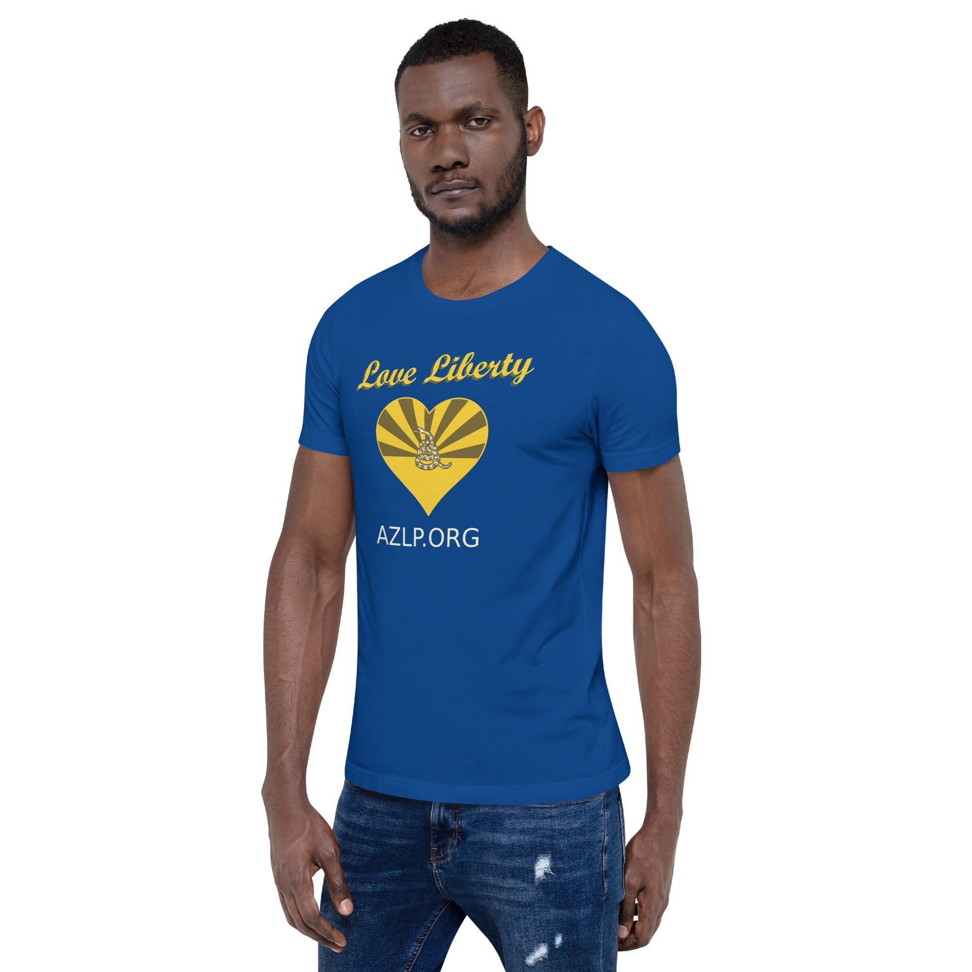 Love Liberty (Don't Tread) Arizona Libertarian Party Unisex t-shirt