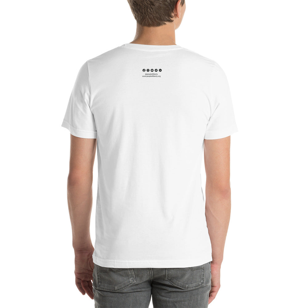 Bitcoin Statue of Liberty Short-sleeve unisex t-shirt