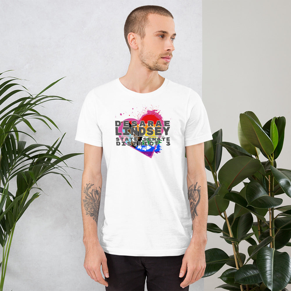 Desarae Lindsey for Texas (LGBT) Short-Sleeve Unisex T-Shirt
