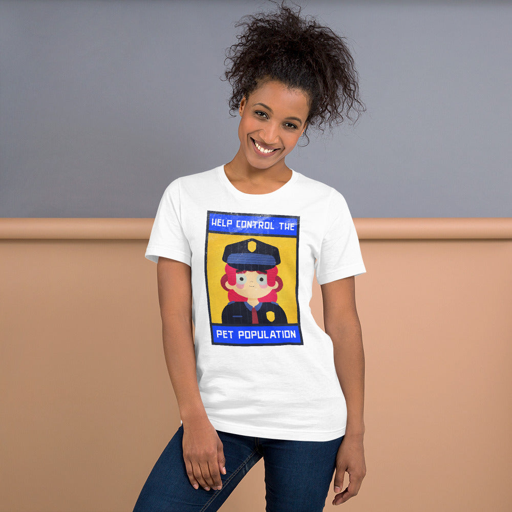 Help control the pet population Short-Sleeve Unisex T-Shirt