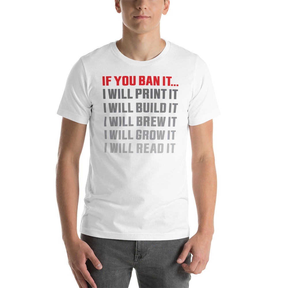 If you Ban it (LPTN Logo) Short-sleeve unisex t-shirt