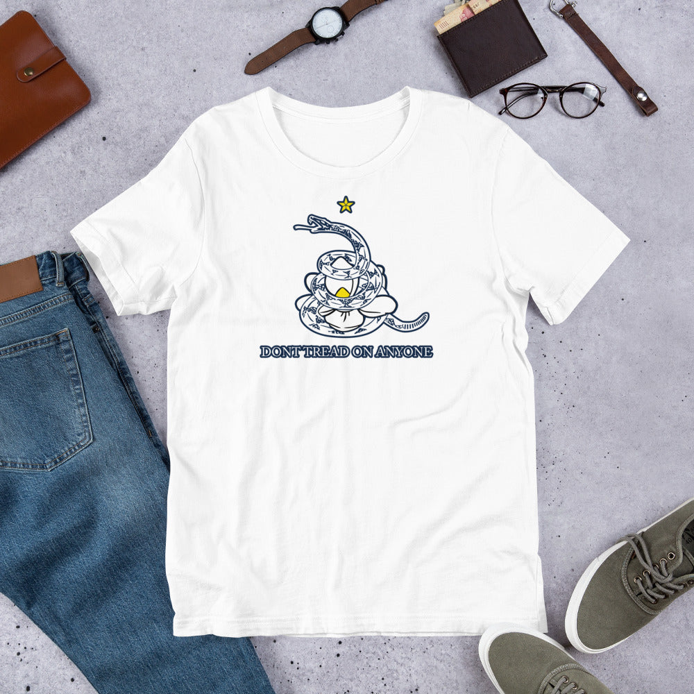 Don't Tread on Anyone Mississippi Liberty Flag Unisex t-shirt