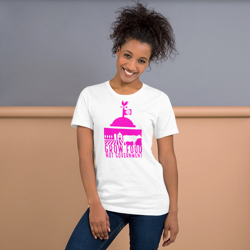 Grow Food Not Government Short-Sleeve Unisex T-Shirt
