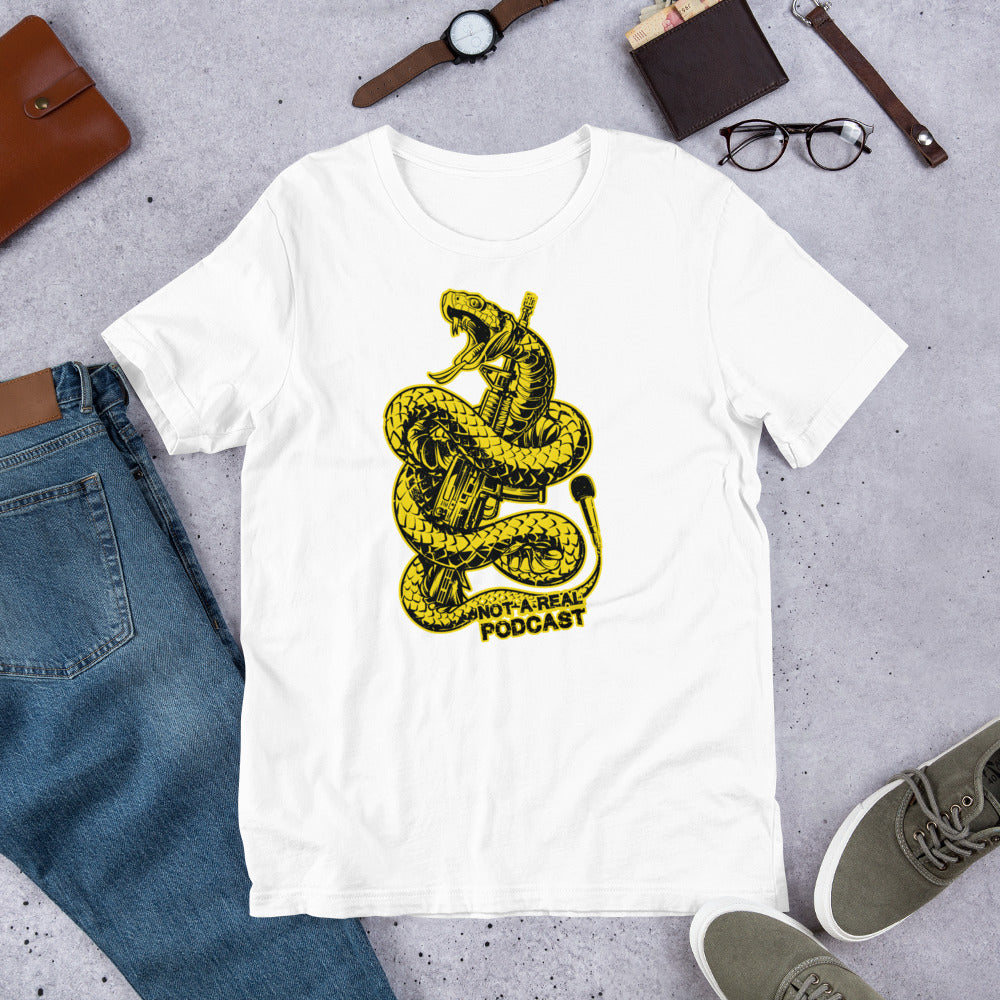 Not a Real Podcast t-shirt