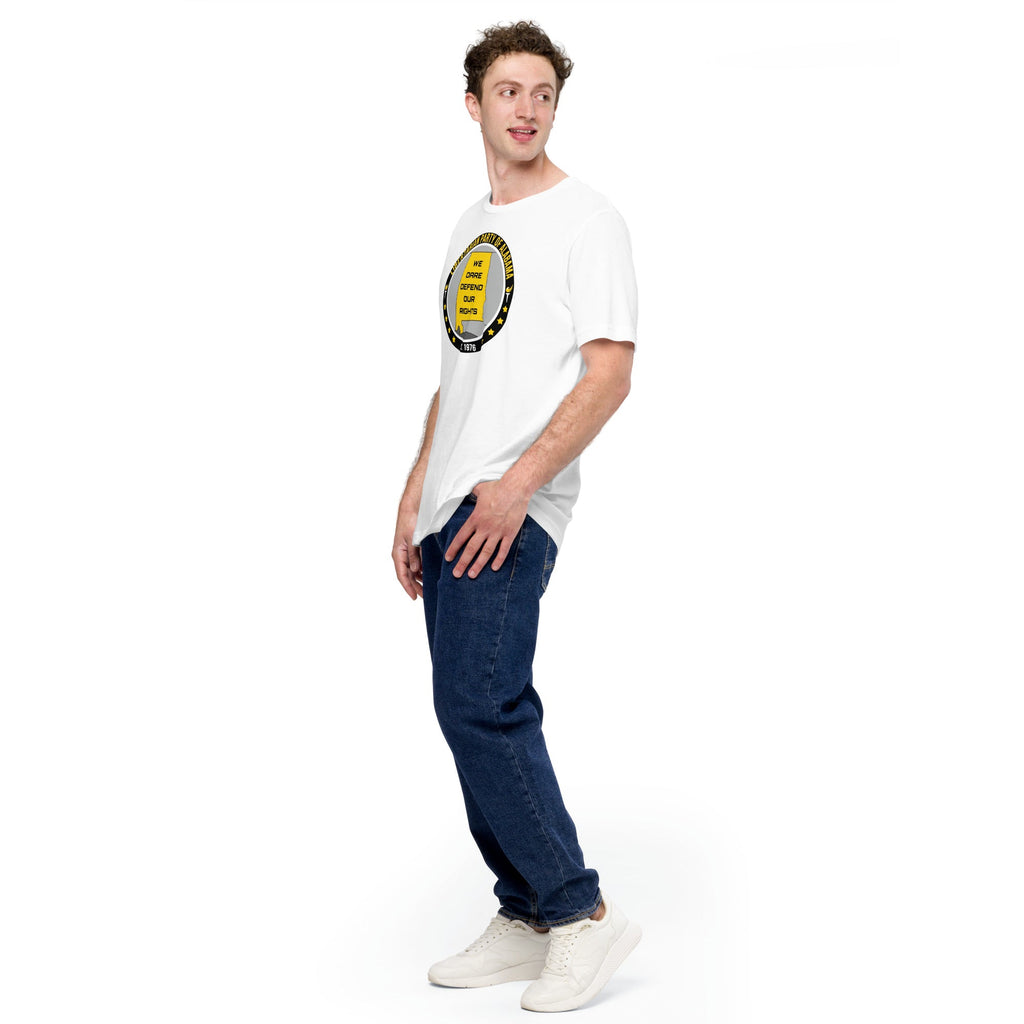 Libertarian Party Alabama - We Dare Defend our Rights Unisex t-shirt
