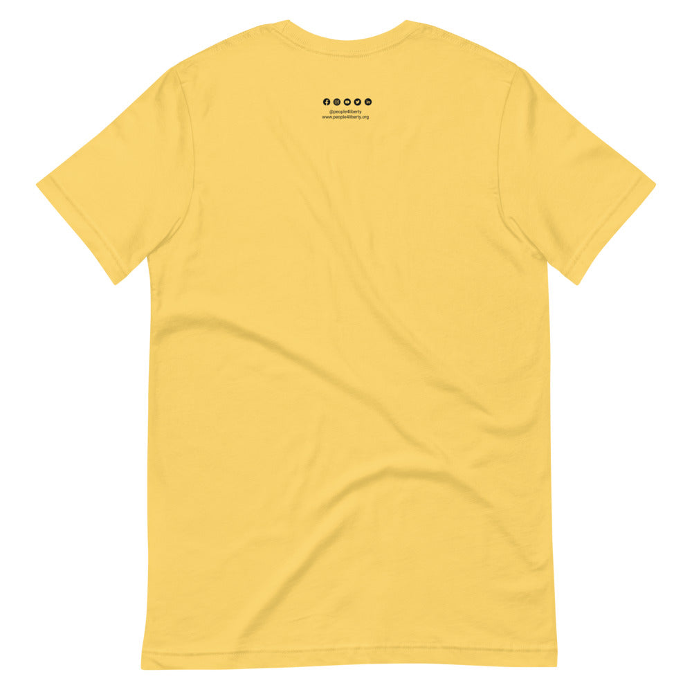 liberty defined unisex t-shirt