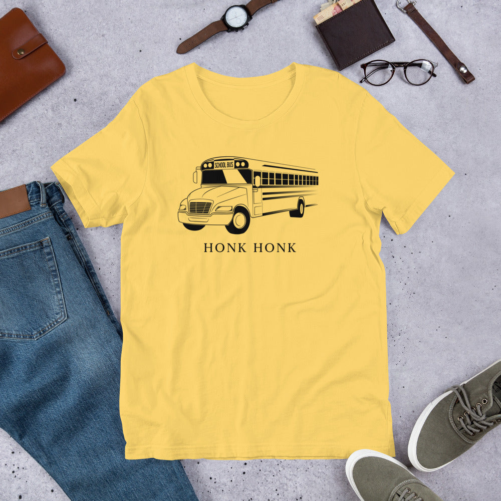Honk Hunk Bus Driver Protest (Don't Tread) Short-Sleeve Unisex T-Shirt
