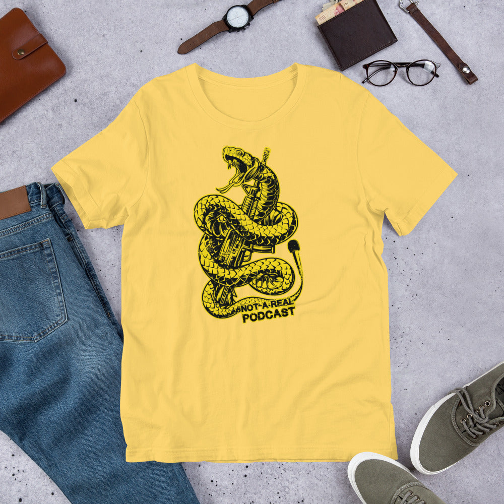 Not a Real Podcast t-shirt
