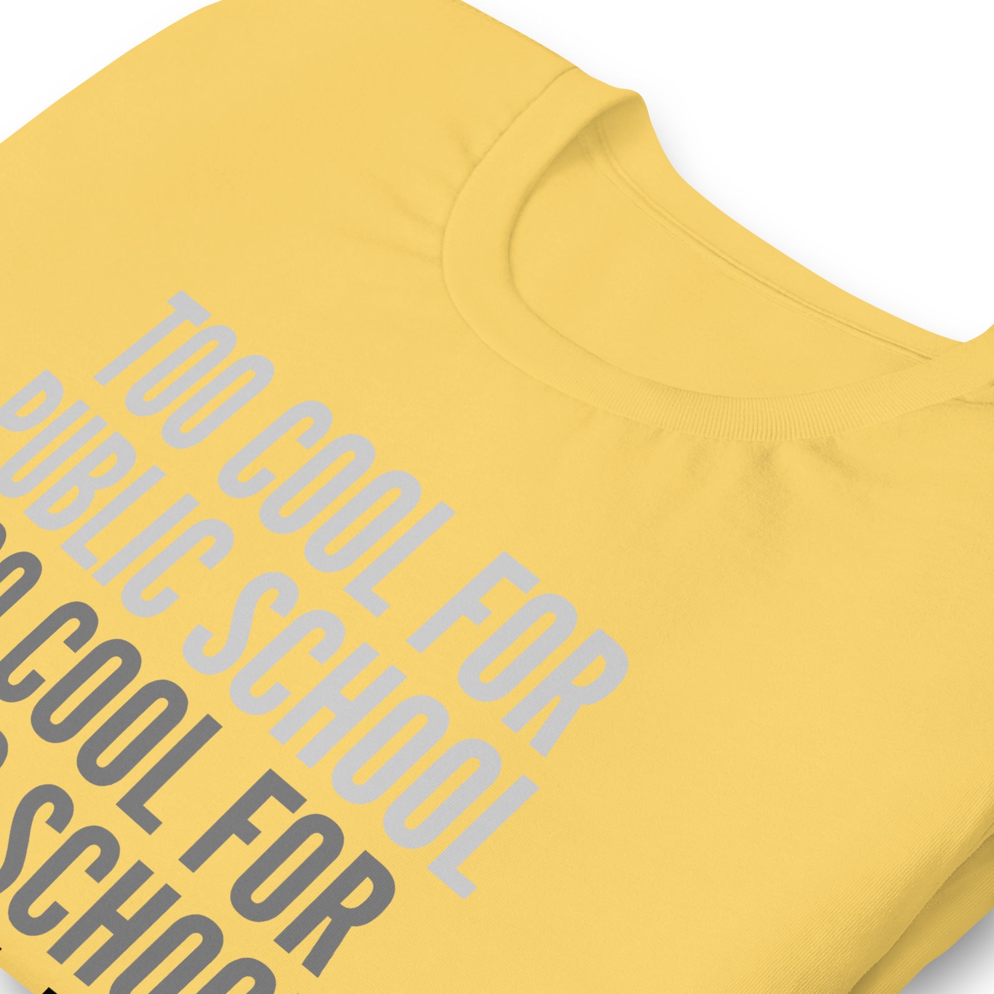 Too Cool For Public School Unisex t-shirt