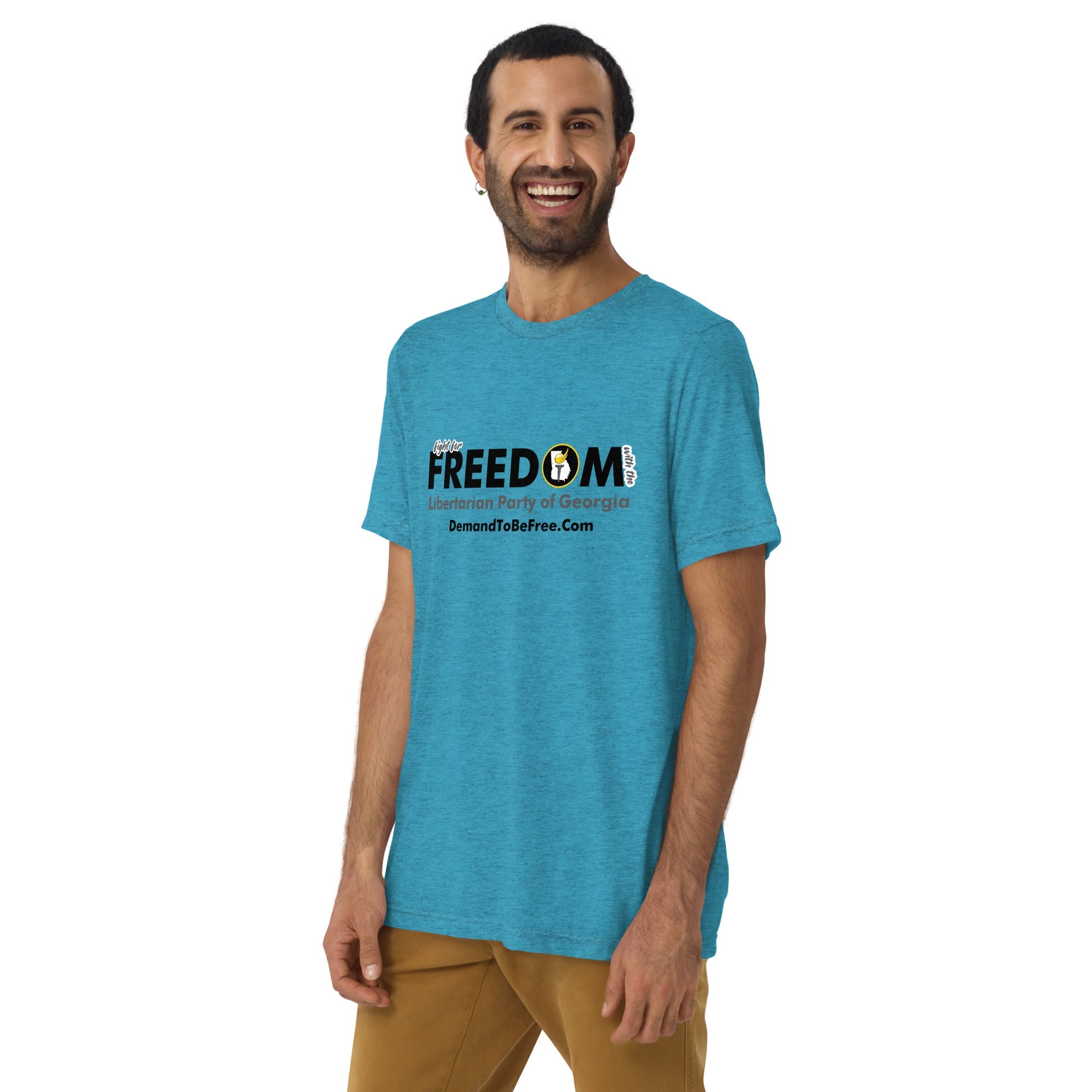 Fight for Freedom Libertarian Party of Georgia Short sleeve t-shirt