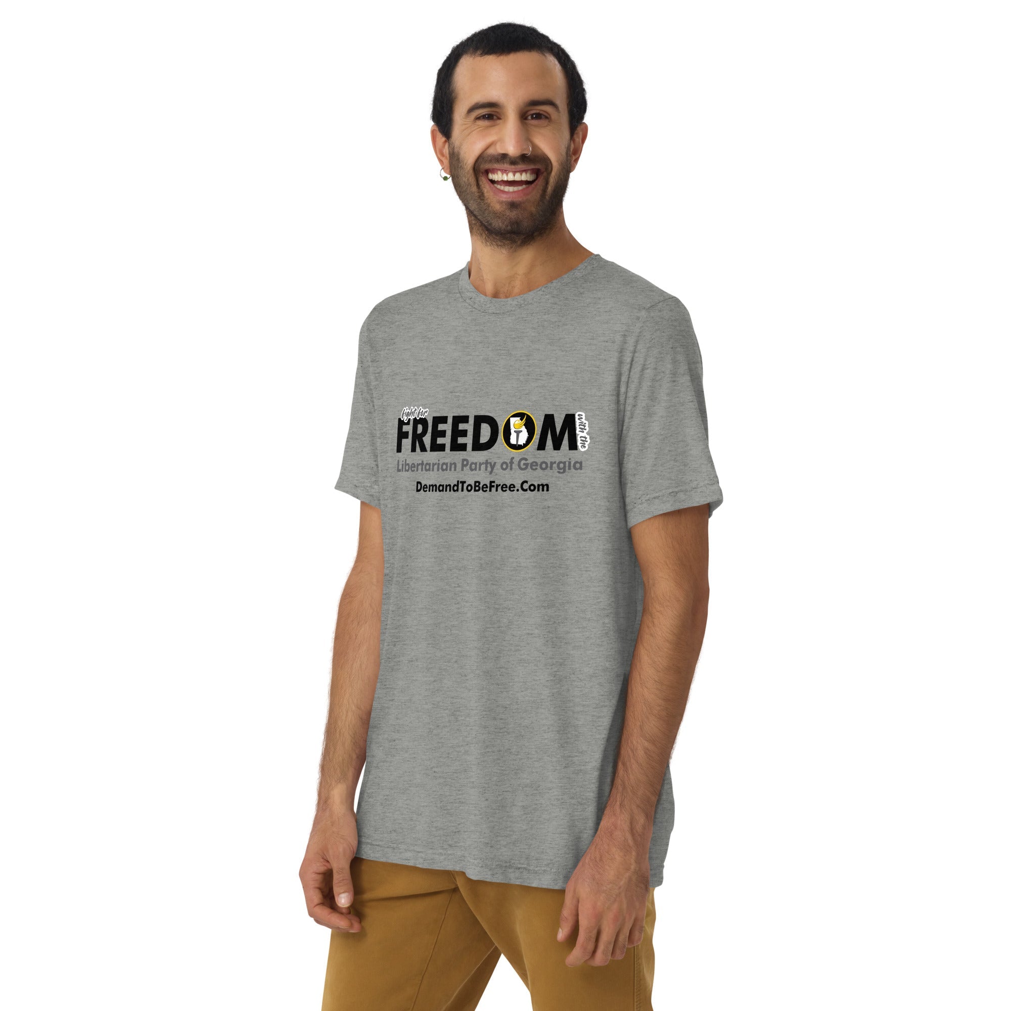 Fight for Freedom Libertarian Party of Georgia Short sleeve t-shirt