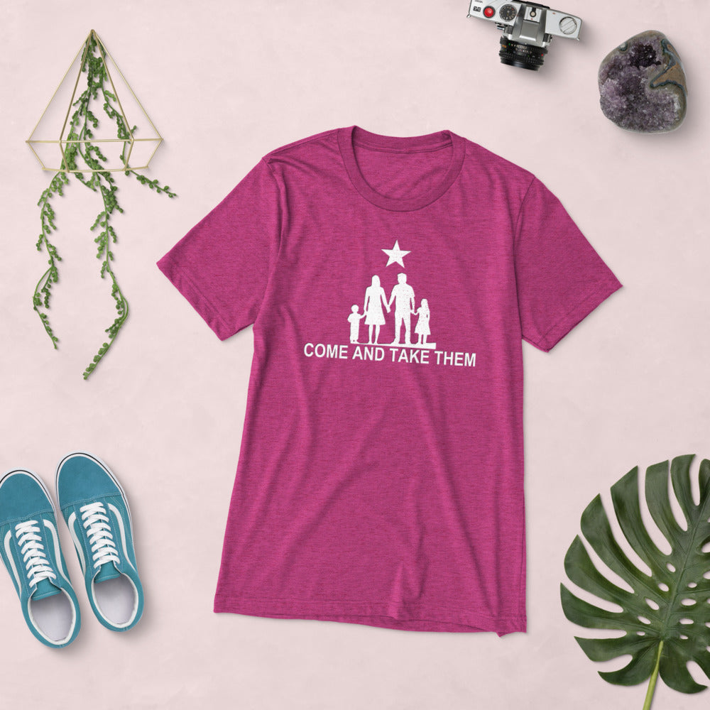 Come and Take them Anti-War TriBlend Short sleeve t-shirt