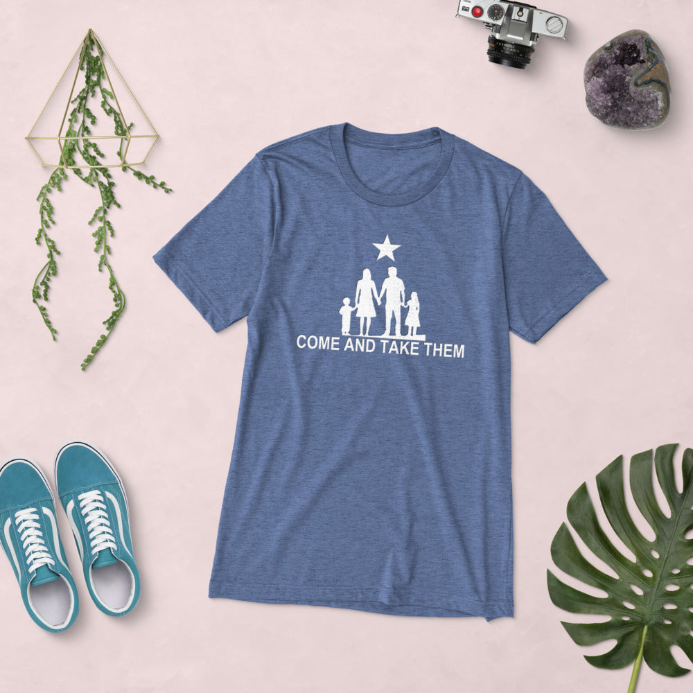 Come and Take them Anti-War TriBlend Short sleeve t-shirt