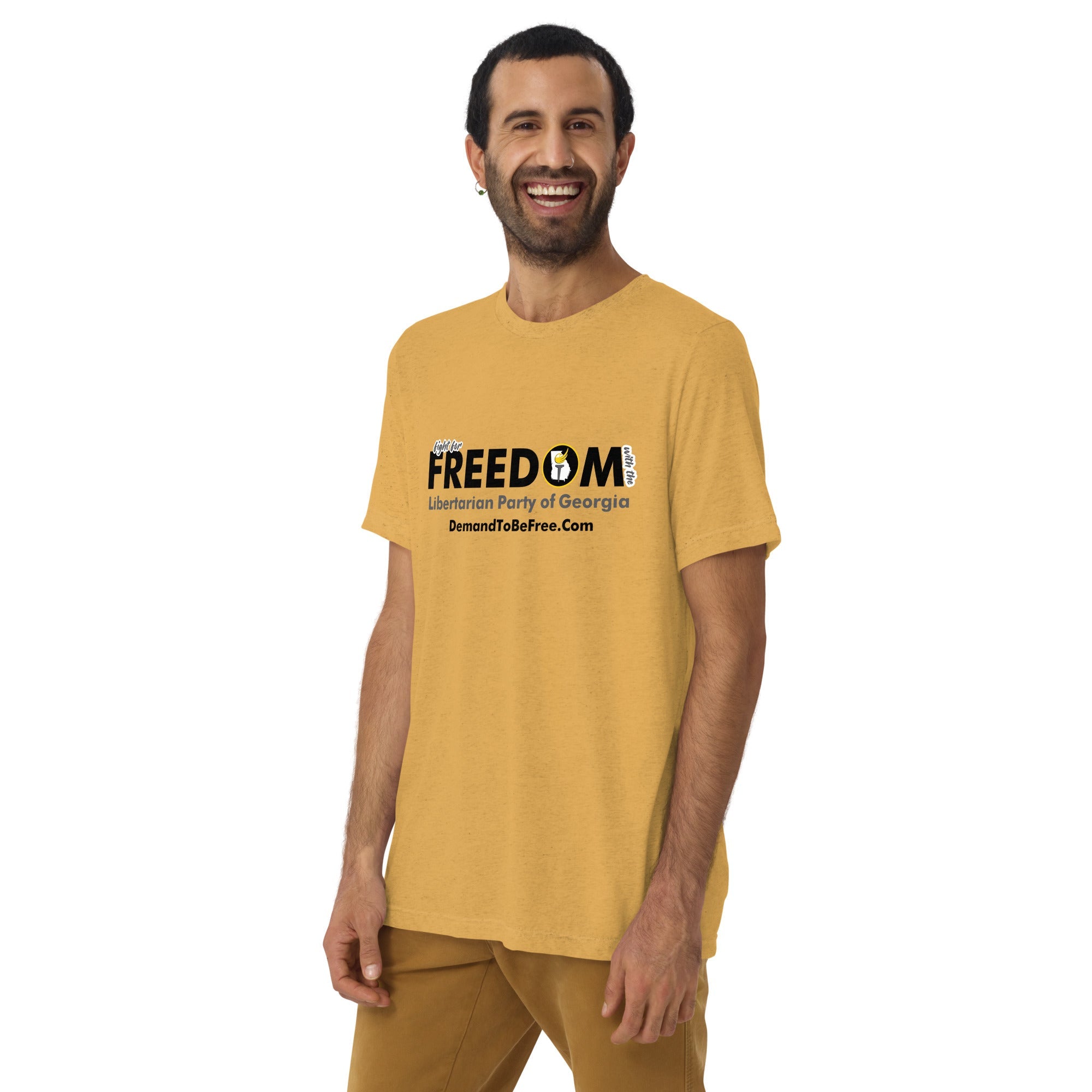 Fight for Freedom Libertarian Party of Georgia Short sleeve t-shirt
