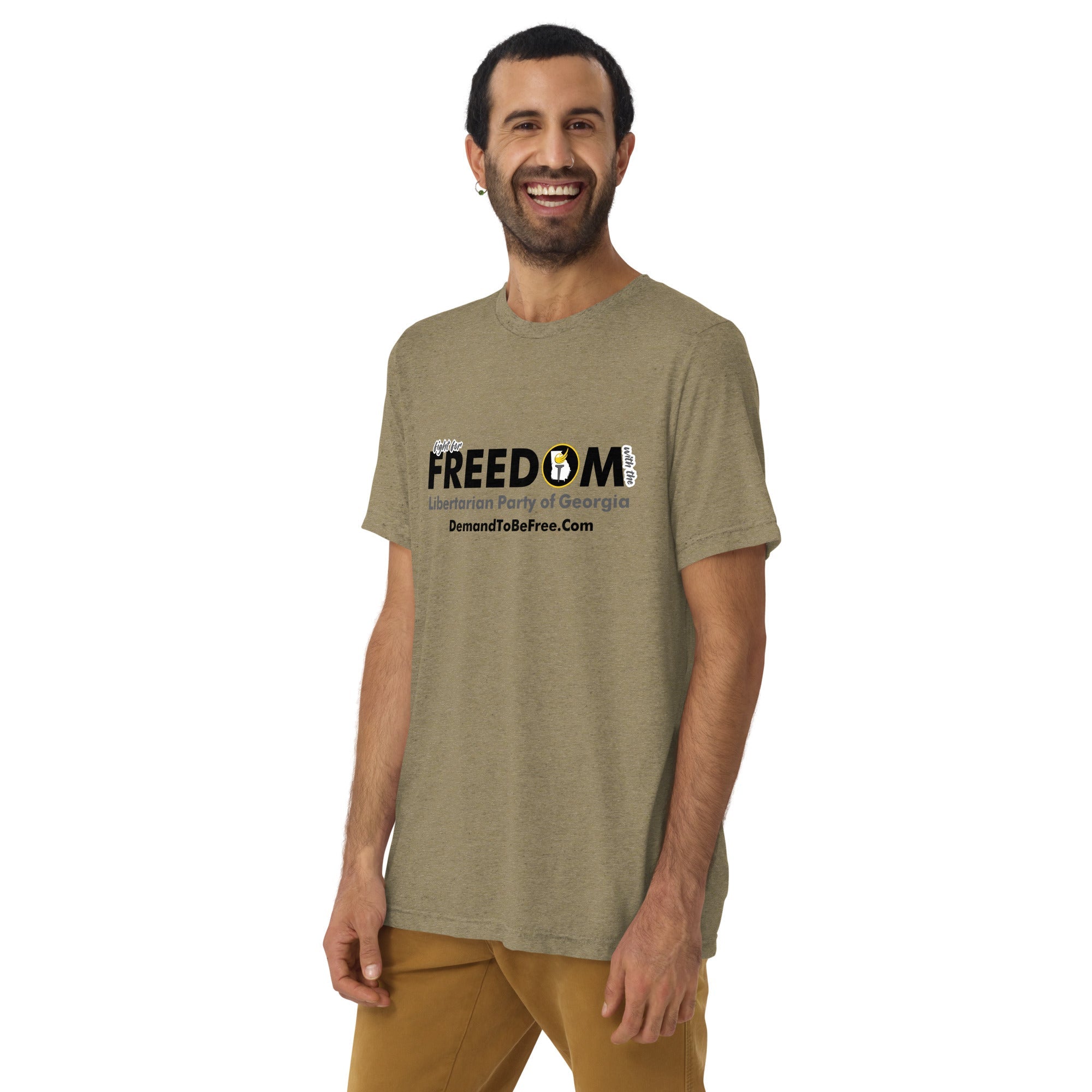 Fight for Freedom Libertarian Party of Georgia Short sleeve t-shirt