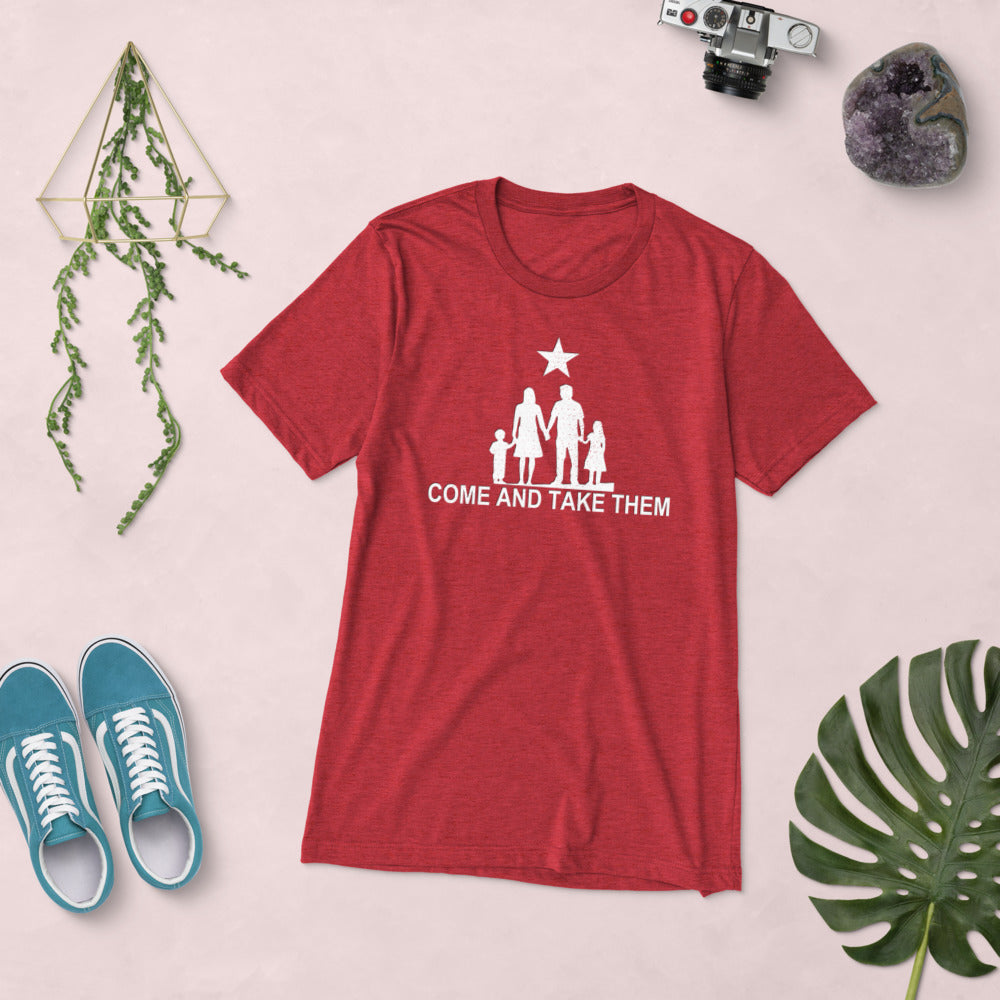 Come and Take them Anti-War TriBlend Short sleeve t-shirt