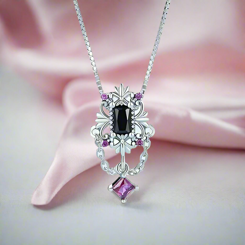 Vintage Fleur-de-lis Gothic Option Necklace