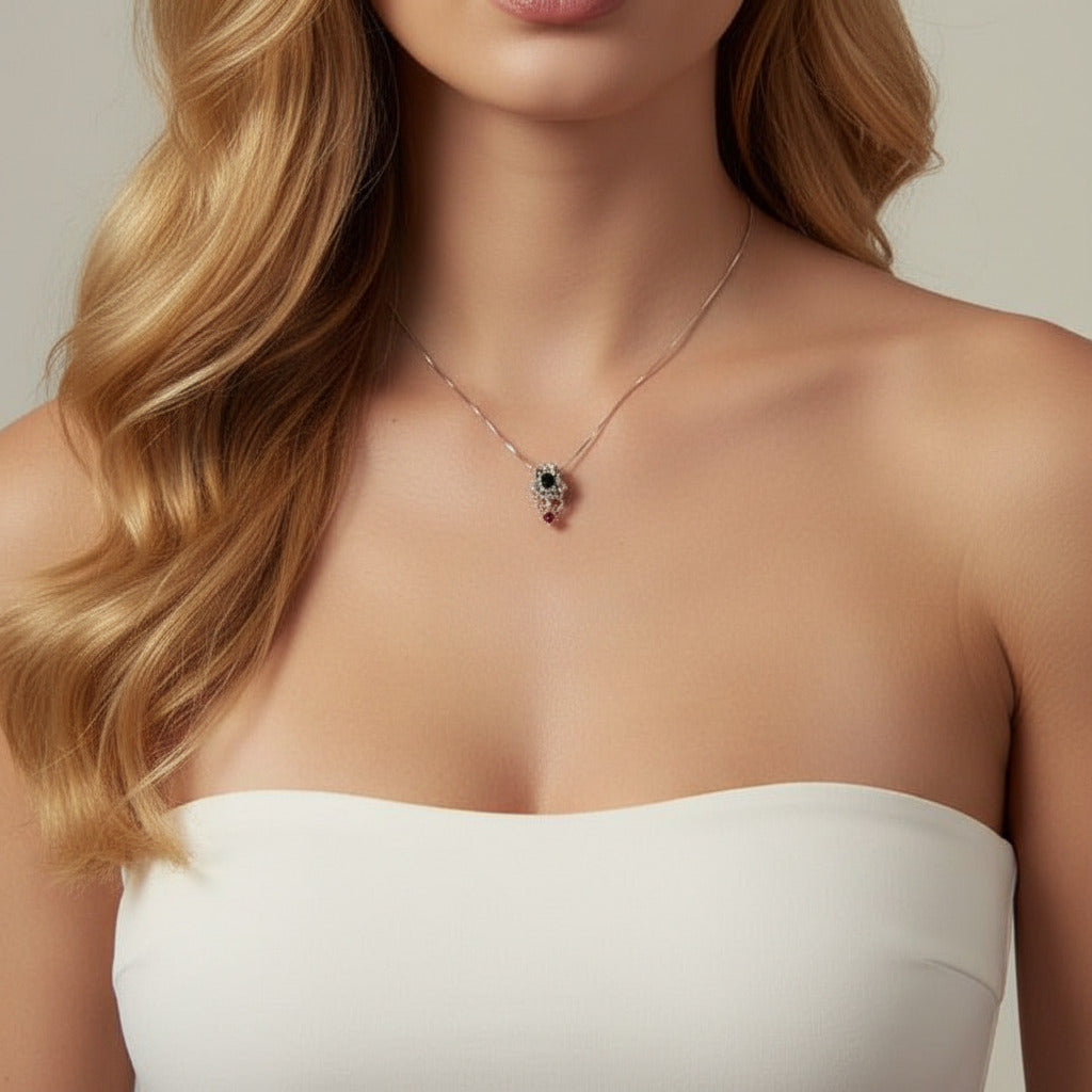 Vintage Fleur-de-lis Gothic Option Necklace