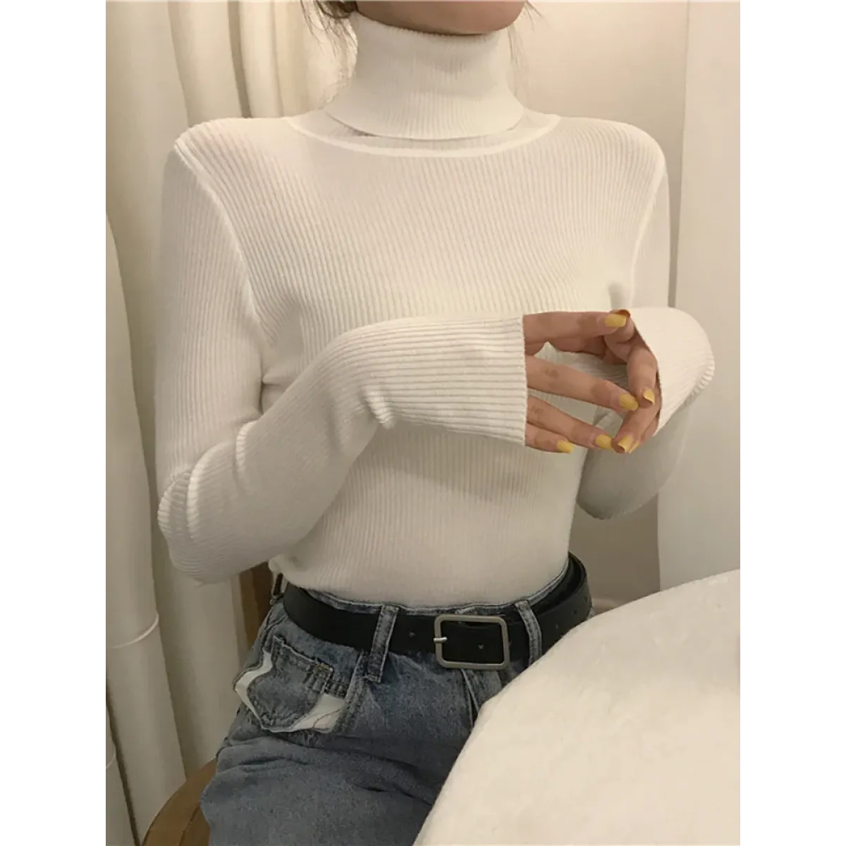 Vintage Harajuku Turtleneck Sweater