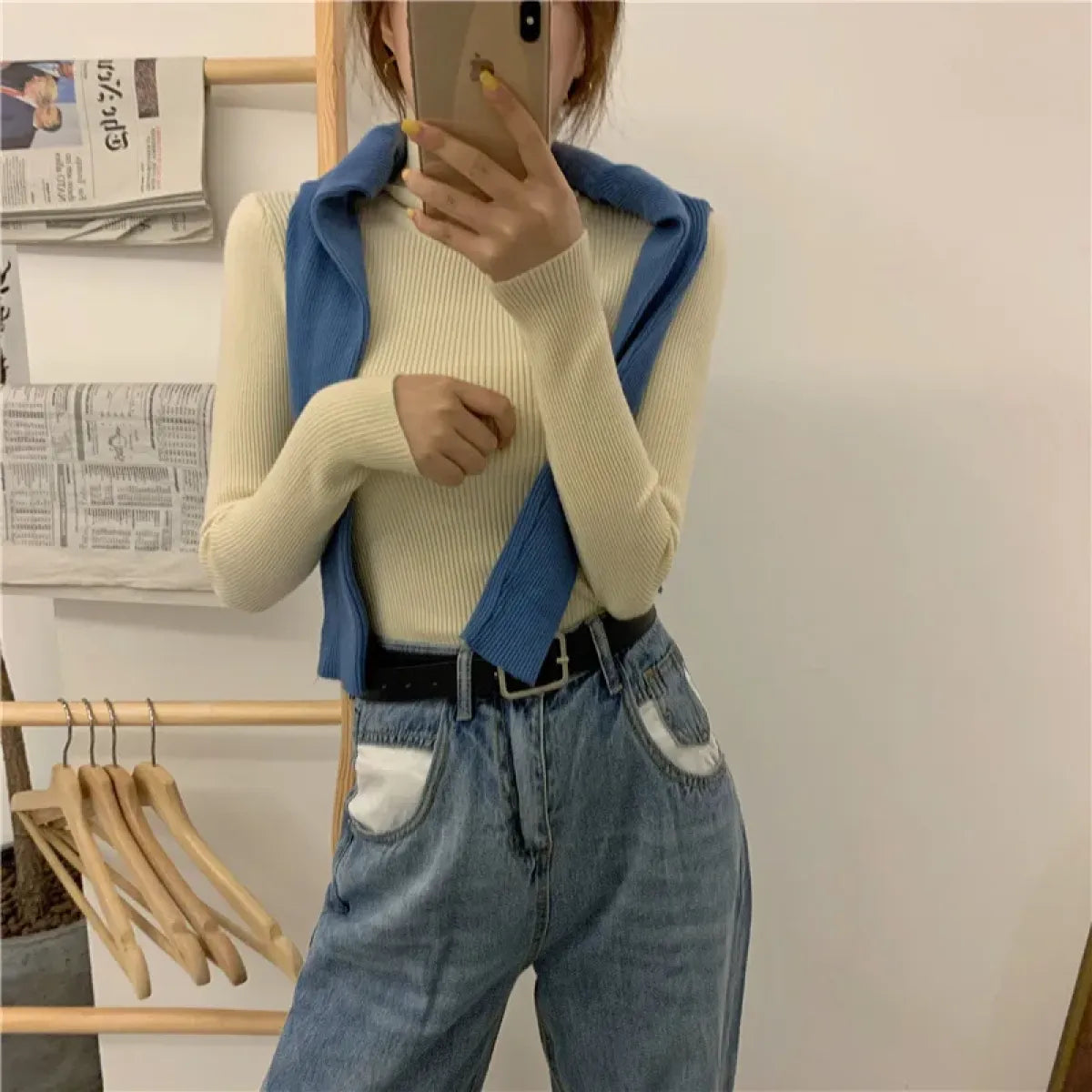 Vintage Harajuku Turtleneck Sweater