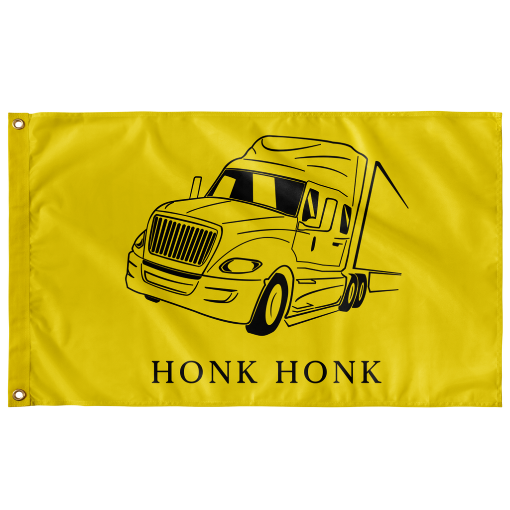 Honk Honk Trucker Protest (don't Tread) Single-Sided Flag
