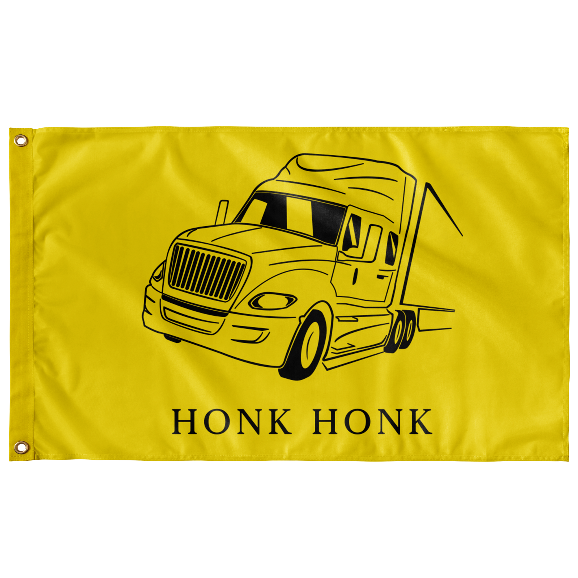 Honk Honk Trucker Protest (don't Tread) Single-Sided Flag
