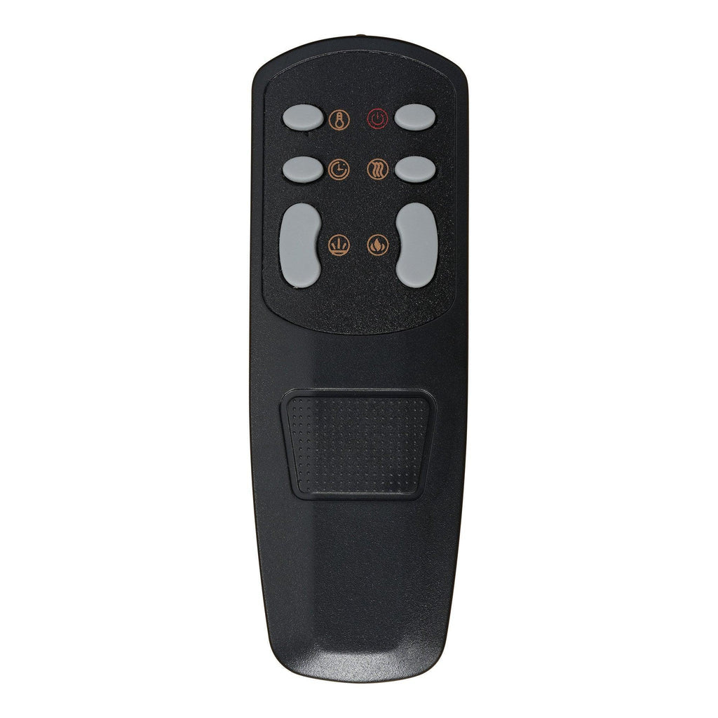 Insert or Wall-Mount Electric Fireplace with Remote Control and Touch Screen in 13 Flame Colors and Base Lights