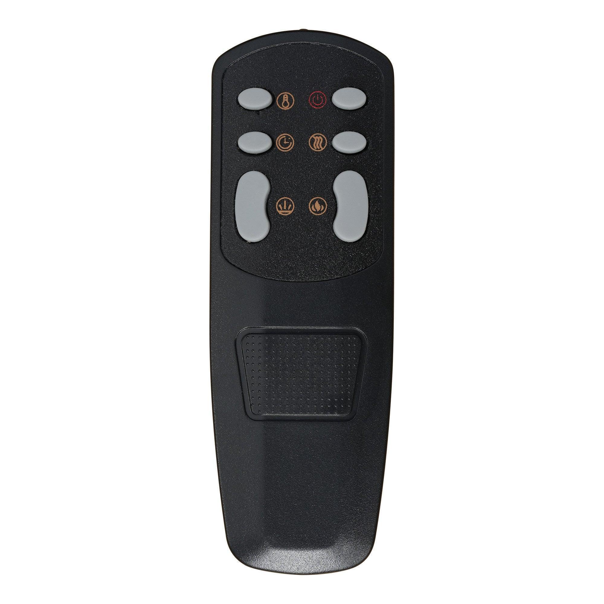 Insert or Wall-Mount Electric Fireplace with Remote Control and Touch Screen in 13 Flame Colors and Base Lights